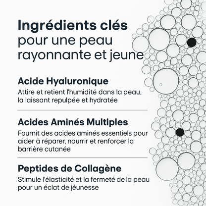Masque Anti-Âge au Collagène – Hydratation & Fermeté signées KYEOO